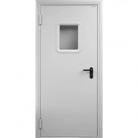 Противопожарная дверь DoorHan 1080×2050 мм DPO60/1080/2050/7035/R/N