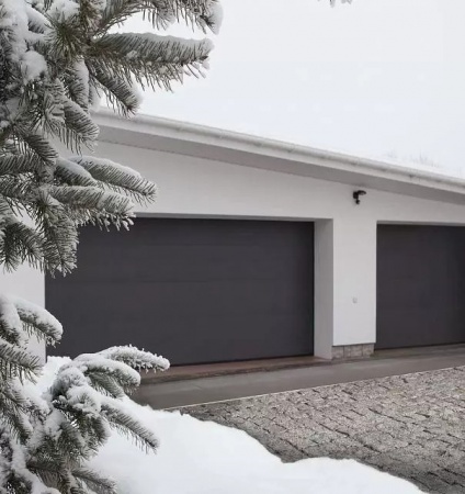 Теплые секционные гаражные ворота ALUTECH Prestige 2750×2500 мм
