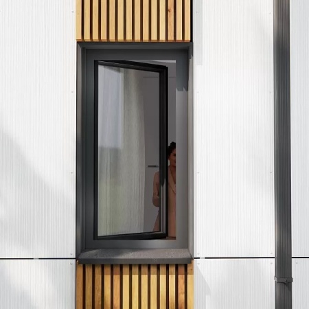 Одностворчатое окно со скрытой створкой ALUTECH ALT W72 800х1600 мм